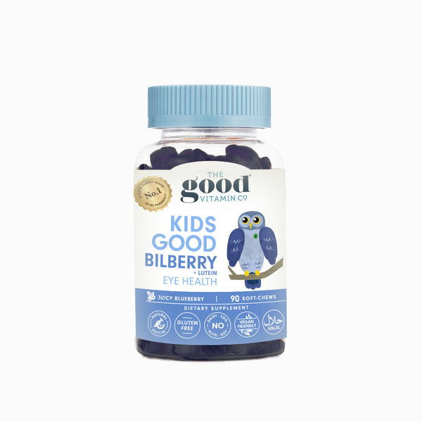 Kids Good Bilberry + Lutein Eye Health Supplements