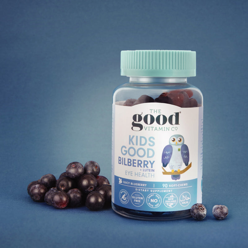 Kids Good Bilberry + Lutein Eye Health Supplements