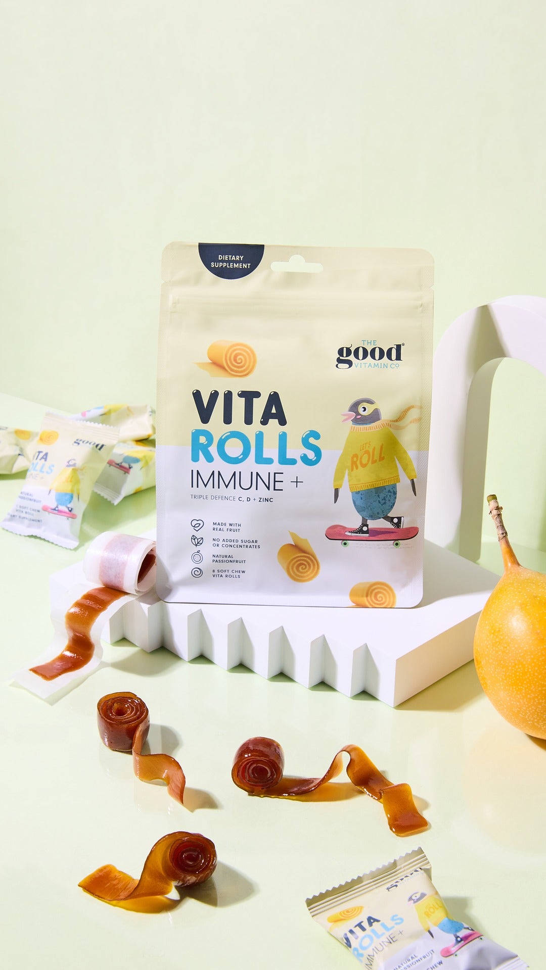 Kids Vita Rolls Immune+ 8s
