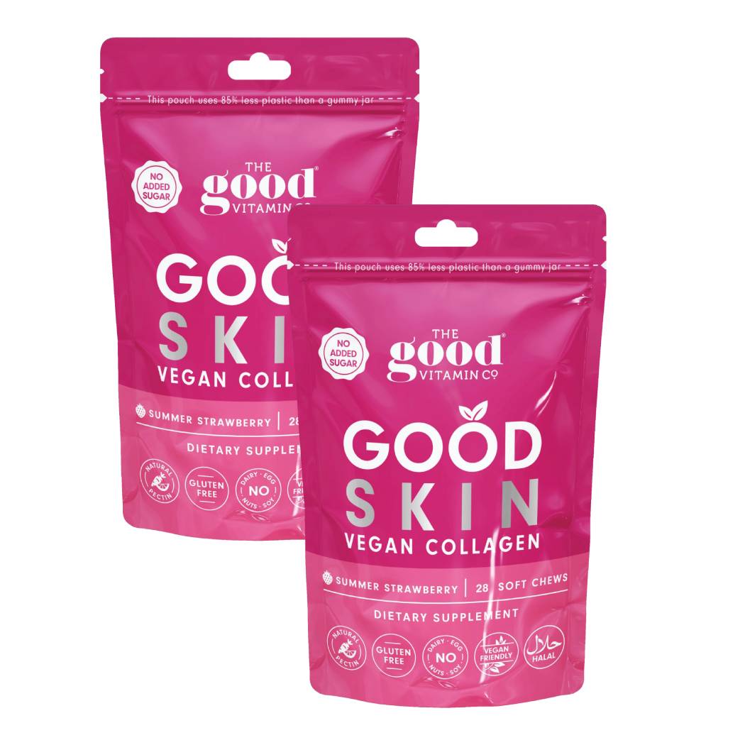 Good Skin Vegan Collagen Pouch 2 Pack