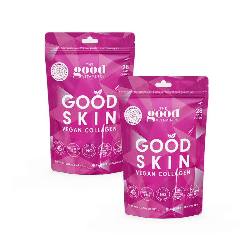 Good Skin Vegan Collagen Pouch 2 Pack